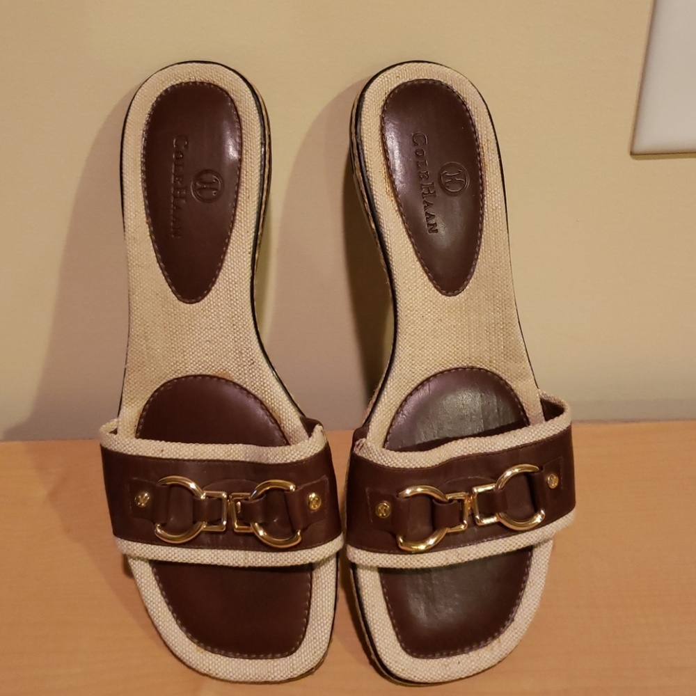 Cole Haan Nike Air sliders 8.5AA